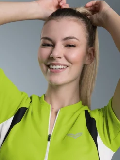 Fahrradtrikot mit praktischer Rückentasche Lemon