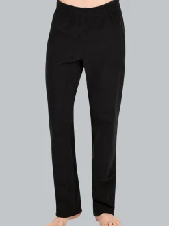 Fleece Freizeithose Schwarz