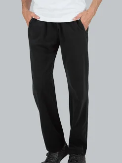 Fleece Freizeithose Schwarz