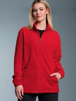 Fleecejacke Kirsch