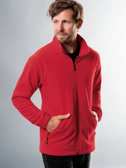 Fleecejacke Kirsch