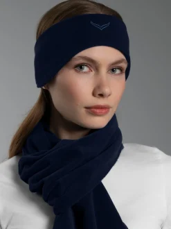 Fleecestirnband Navy