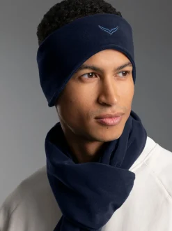 Fleecestirnband Navy