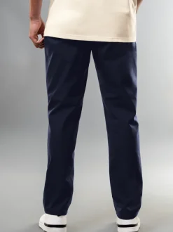 Freizeithose aus 100% Baumwolle Navy