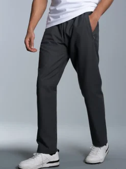 Freizeithose aus 100% Baumwolle Anthrazit