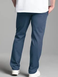 Freizeithose aus Sweat-Qualität Nightblue-melange