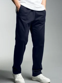 Freizeithose aus Sweat-Qualität Navy