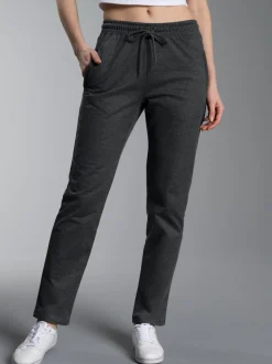 Freizeithose aus Sweat-Qualität Anthrazit-melange