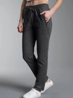 Freizeithose aus Sweat-Qualität Anthrazit-melange
