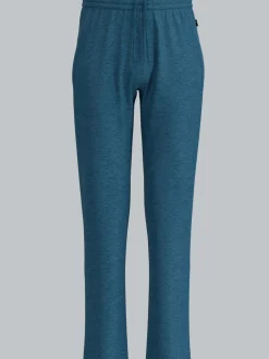 Freizeithose aus Sweat-Qualität Nightblue-melange