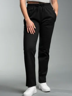 Freizeithose aus Sweat-Qualität Schwarz