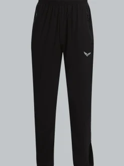 Freizeithose mit Bein-Reißverschluss Schwarz