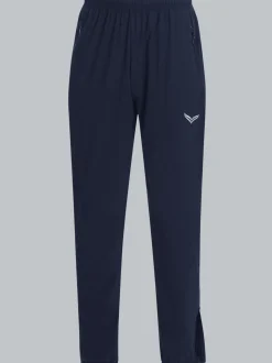 Freizeithose mit Bein-Reißverschluss Navy