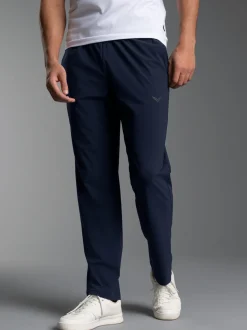 Freizeithose mit elastischer Kordel Navy