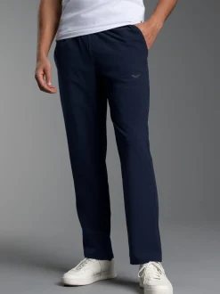 Freizeithose mit elastischer Kordel Navy