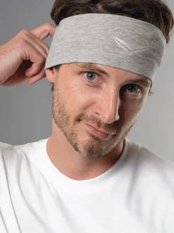Haar-/Stirnband Grau-melange