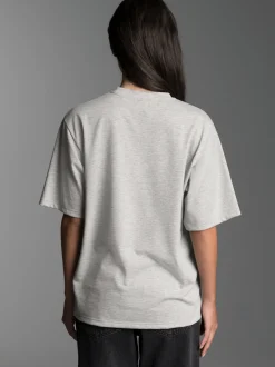 Heavy Oversized T-Shirt Grau-melange