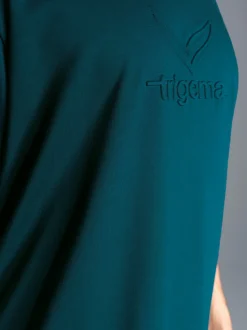 Heavy Oversized T-Shirt mit 3D-Motiv Saphir