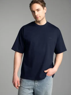 Heavy Oversized T-Shirt Navy