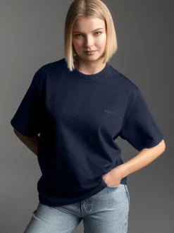 Heavy Oversized T-Shirt Navy