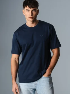 Heavy Oversized T-Shirt Night-blue