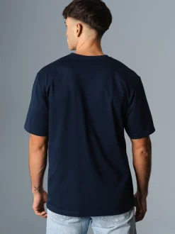 Heavy Oversized T-Shirt Night-blue