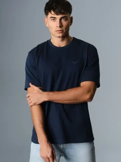 Heavy Oversized T-Shirt Night-blue