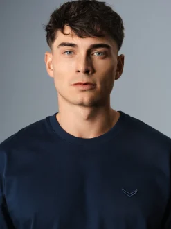 Heavy Oversized T-Shirt Night-blue