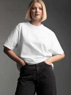 Heavy Oversized T-Shirt Weiss