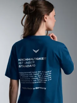 Heavy T Shirt 100% Baumwolle Night-blue