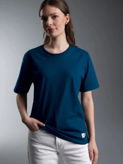 Heavy T Shirt 100% Baumwolle Night-blue