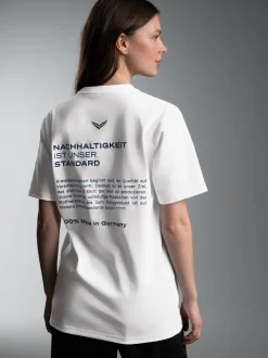 Heavy T Shirt 100% Baumwolle Weiss