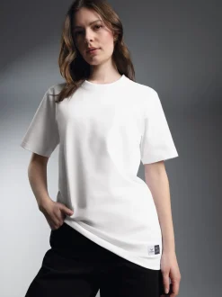 Heavy T Shirt 100% Baumwolle Weiss
