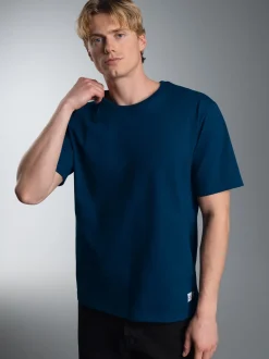 Heavy T Shirt 100% Baumwolle Night-blue