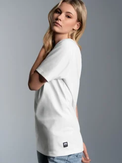 Heavy T-Shirt aus 100% recycelter Baumwolle Weiss