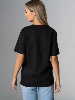 Heavy T-Shirt aus 100% recycelter Baumwolle Schwarz