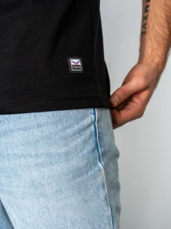 Heavy T-Shirt aus 100% recycelter Baumwolle Schwarz