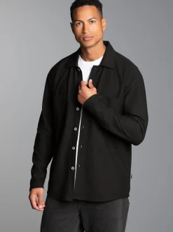 Hemdjacke/Overshirt Schwarz