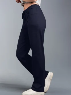 Hüfthose DELUXE Baumwolle Navy