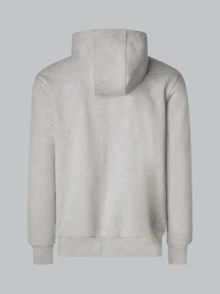 Hoodie aus SweatqualitätGrau-melange