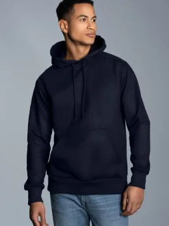 Hoodie aus SweatqualitätNavy