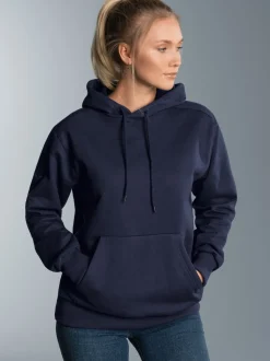 Hoodie aus SweatqualitätNavy
