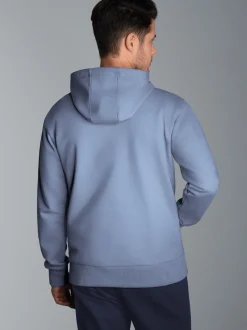 Hoodie aus SweatqualitätPearl-blue