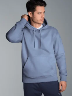 Hoodie aus SweatqualitätPearl-blue
