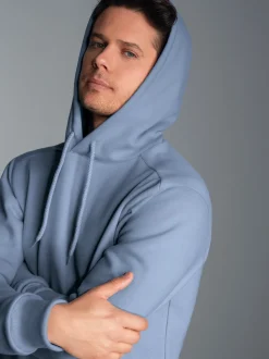 Hoodie aus SweatqualitätPearl-blue