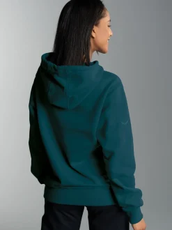 Hoodie aus SweatqualitätSaphir