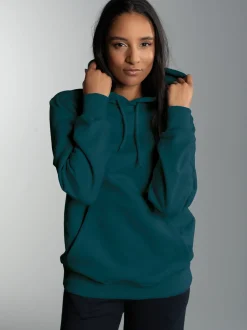 Hoodie aus SweatqualitätSaphir