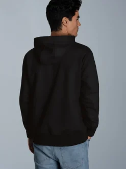 Hoodie aus SweatqualitätSchwarz