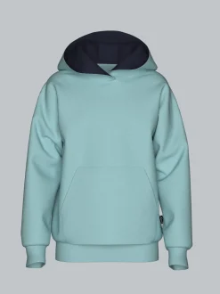 Hoodie in leichter Sweat-Qualität Gletscher