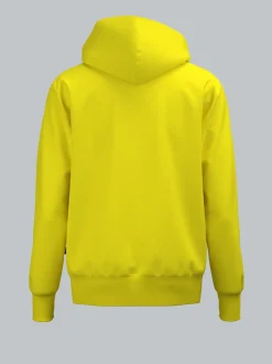 Hoodie mit Affe Charly-Stickmotiv Citron